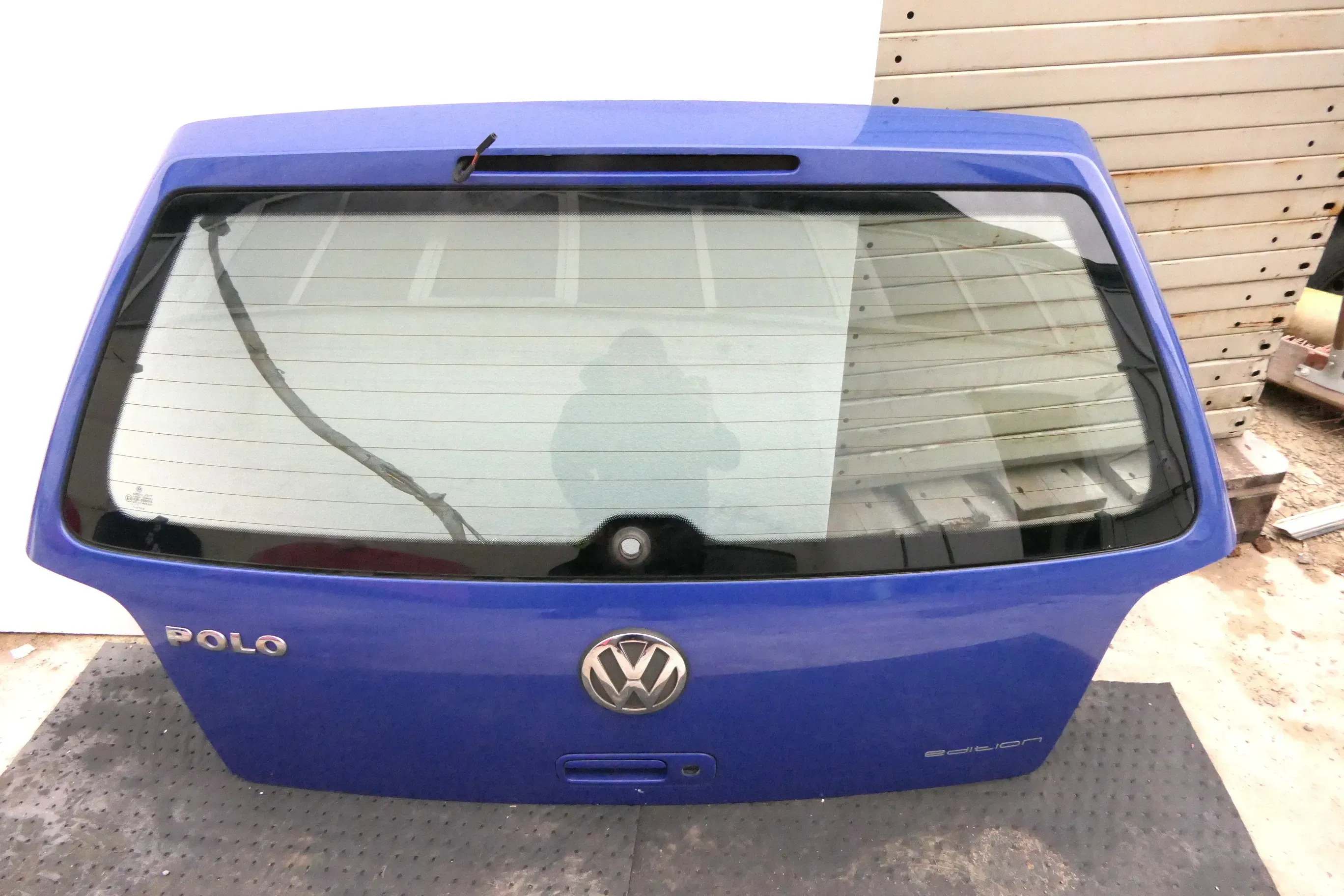 VW Polo 6N2 Heckklappe Klappe hinten Kofferraumklappe blau LA5C - Bild 1