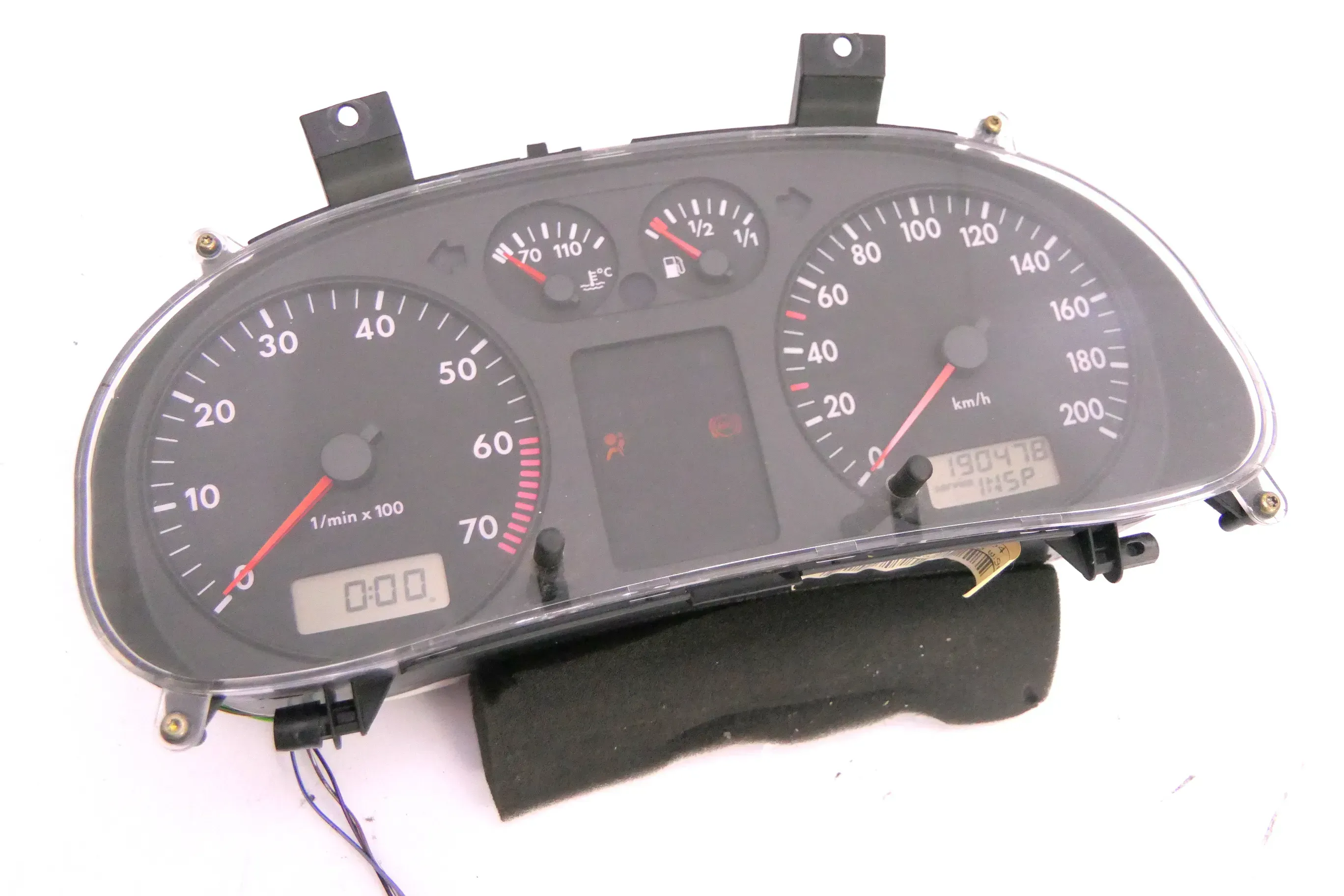 VW Polo 6N Tacho Tachometer Kombiinstrument 190.000km 6N0919860T 6N0919860R - Bild 1