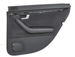 1x Audi A4 8E B6 Türverkleidung Verkleidung Tür hinten rechts Alcantara schwarz - Bild 3