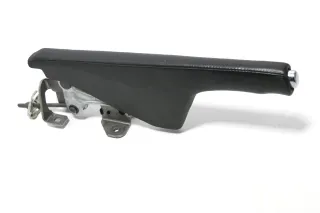 VW Golf 4 Bora Handbremse Feststellbremse schwarz Leder schwarz - Bild 2