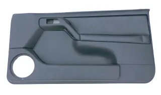 Golf 4 3 1E Cabrio 1E Türverkleidung Verkleidung Tür vorne rechts schwarz  LEDER - Bild 1