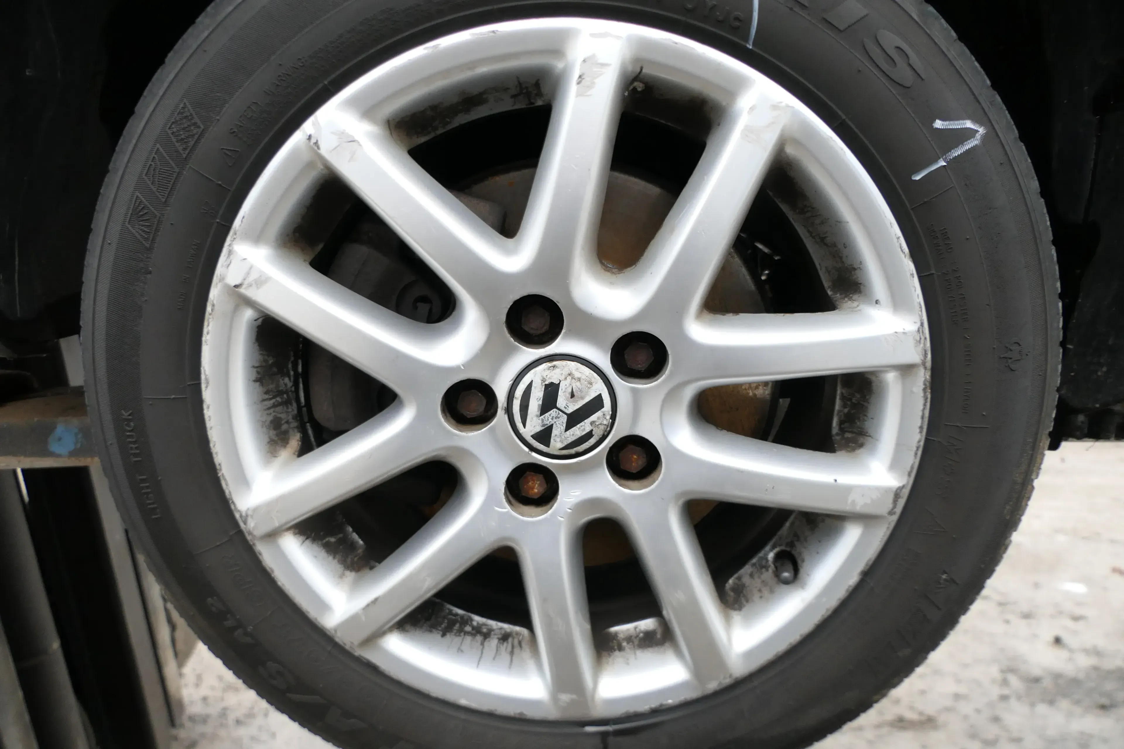 1x Felge Alufelge original VW Sharan 7M 7x16H2 ET59 7M3601025H Valencia     1 - Bild 1