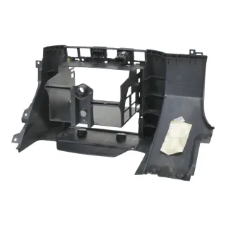 Skoda Fabia 6Y Mittelkonsole Verkleidung um Radio schwarz 6Y1858089A 47H - Bild 4