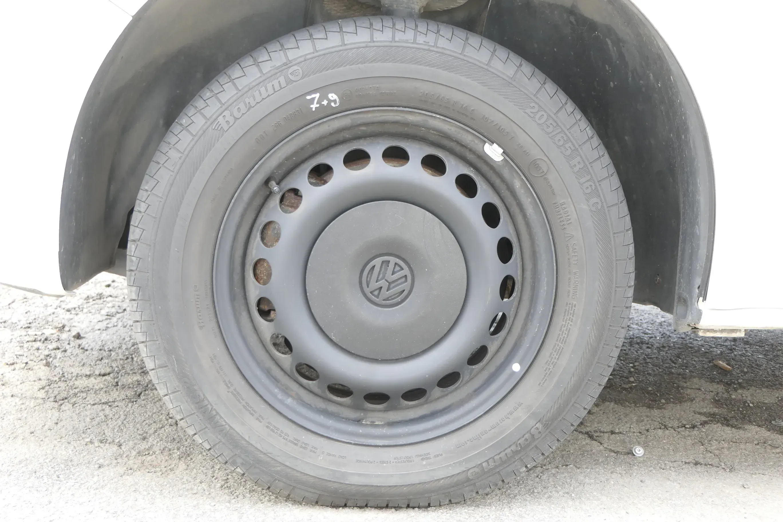 VW T5 T6 Felgen Reifen 205/65 R16C 107/105T Sommerreifen 6,5x16H2 ET51  7-9mm - Bild 1