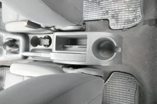 VW Golf 5 1K Handbremse Feststellbremse Handbremshebel Leder Nähte anthrazit - Bild 1