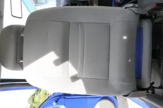 Seat Arosa Lupo Sitz vorne links Fahrersitz Höhenverstellung blau grau - Bild 2