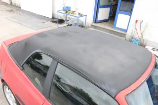 VW Golf 3 & 4 1E Cabrio Dach Scheibe Verdeck schwarz elektrisch - Bild 1