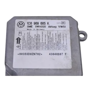 Skoda Fabia 6Y Steuergerät Airbag Airbagsteuergerät 1C0909605K 005 - Bild 3