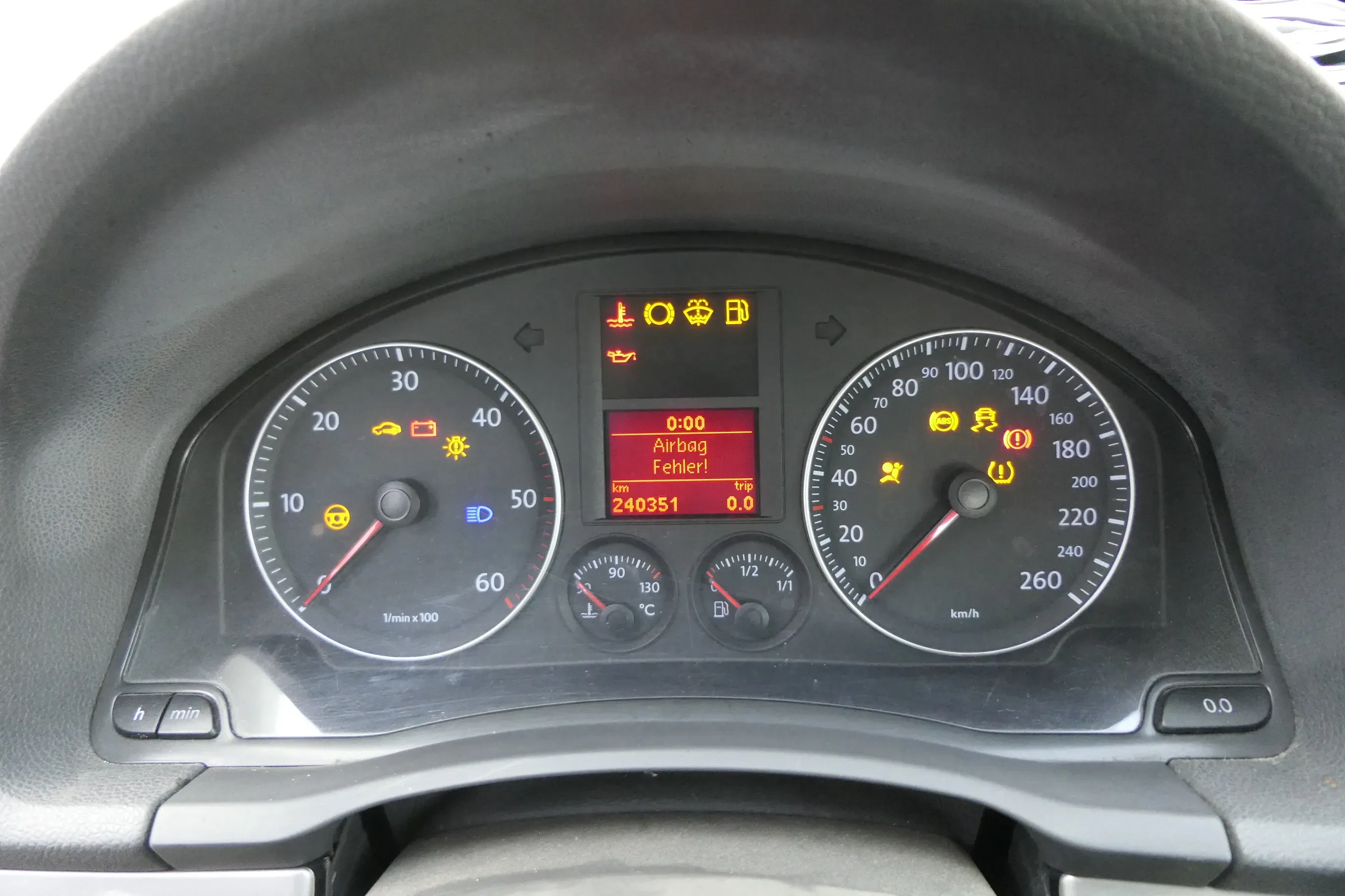 VW Golf 5 1K 5M Plus Tacho Tachometer 1K0920860L 1.9  2.0 TDI Diesel 240.000km - Bild 1