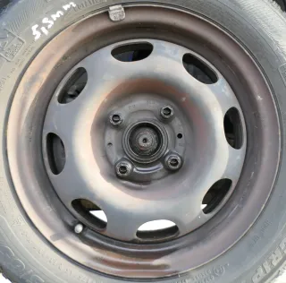 1x Polo 6N2 Lupo 6N Arosa Felge 5 1/2 J x 13 H2 ET 43 Stahlfelge 13 Zoll schwarz - Bild 1