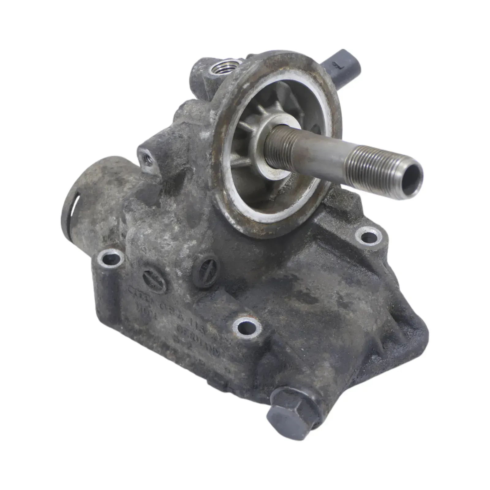 VW Audi Golf 4 A3 Ölkühler Halter Ölfilterflansch 06A115405AH 028117021K - Bild 1