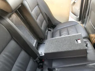 VW Golf 5 V Sitz Sitze hinten Rückbank Rücksitzbank 3 Punkt Gurt Lehne Leder - Bild 5