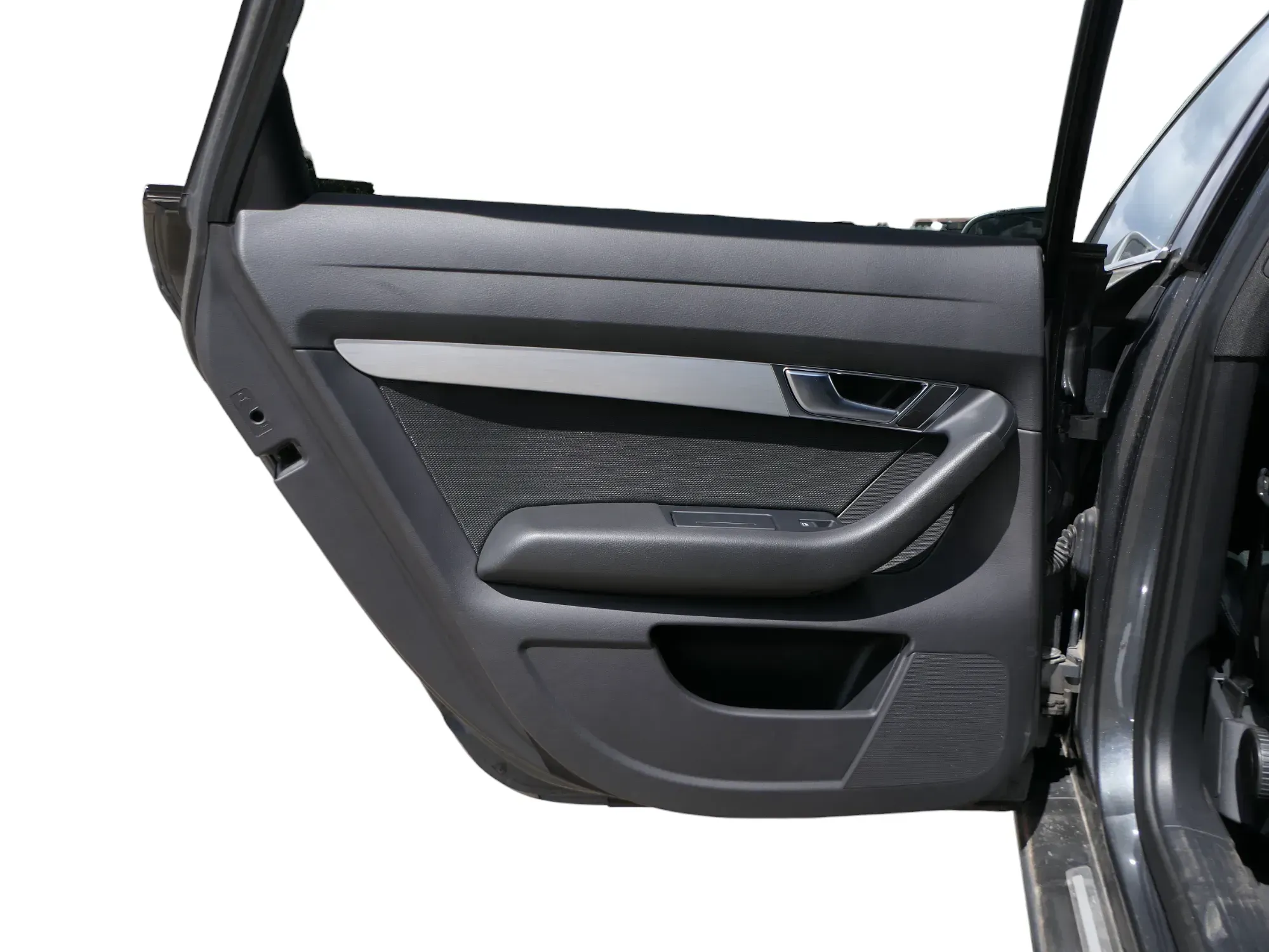 1x Audi A6 4F Türverkleidung Verkleidung Tür hinten links schwarz soul  S-line - Bild 1