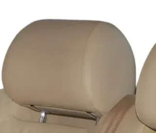 1x A4 B5 A6 4B Kopfstütze hinten rechts/links Leder vanille gelb Perlnappaleder - Bild 2