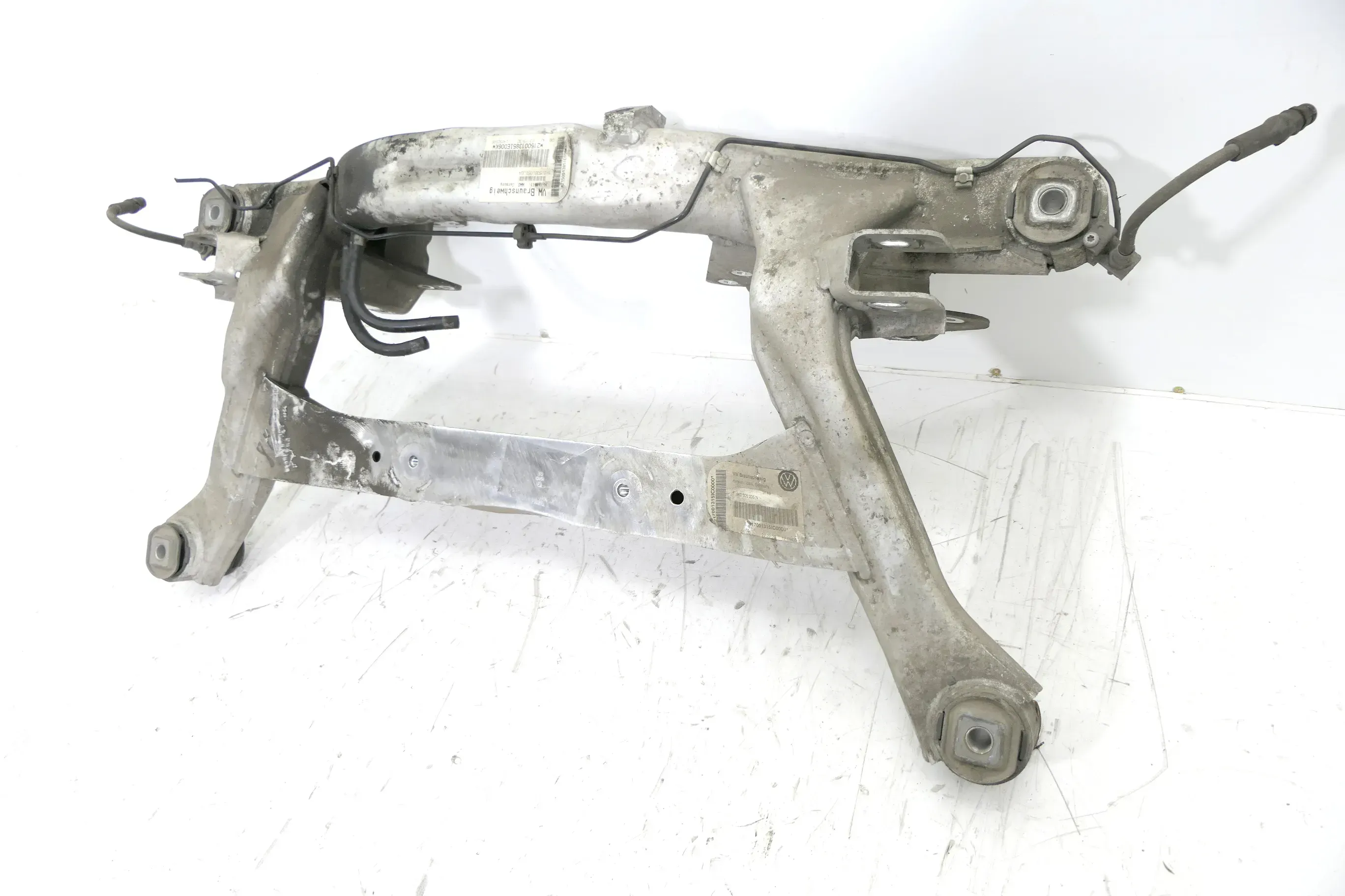 VW Passat 3C Gol Quattro Allrad Achse hinten Hinterachse Achsträger 4-Motion Alu - Bild 1