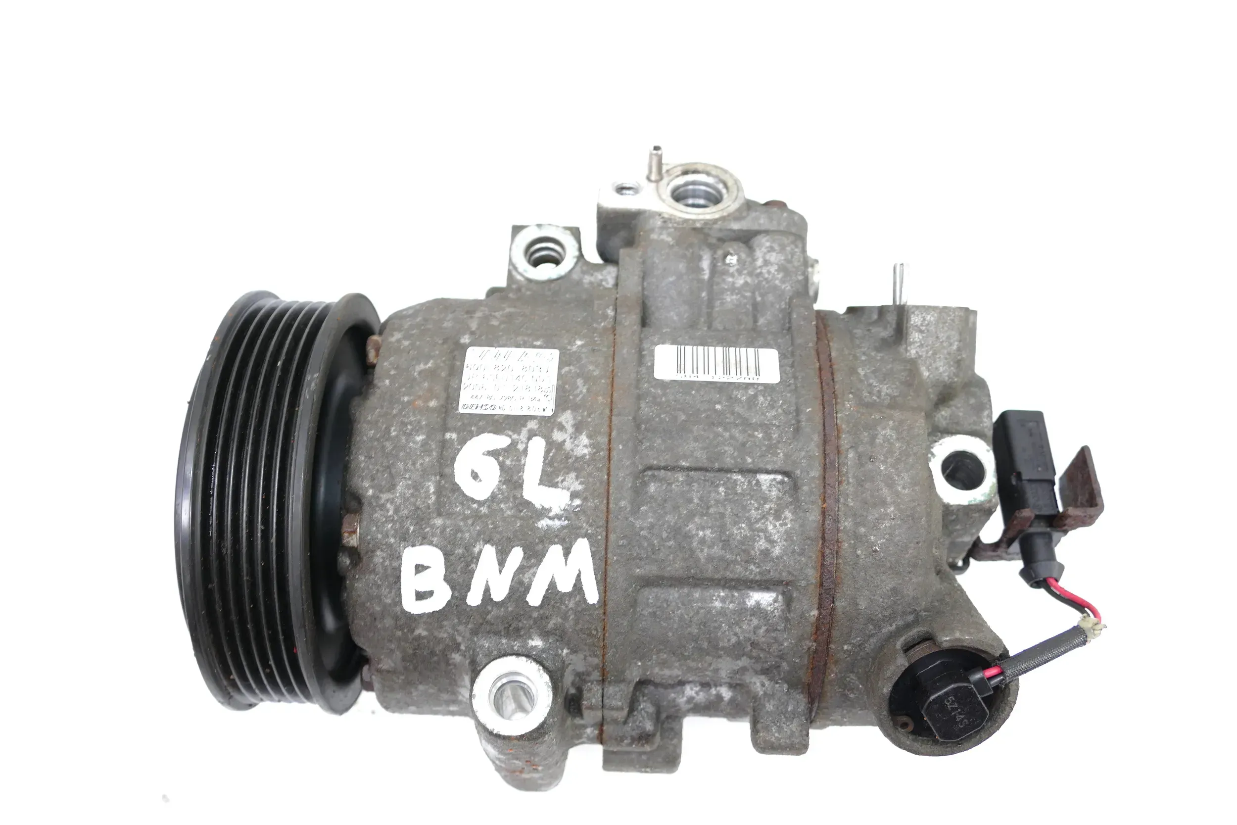 VW Polo 9N Seat Ibiza 6J Klimakompressor Klima Kompressor 6Q0820803J TDI - Bild 1