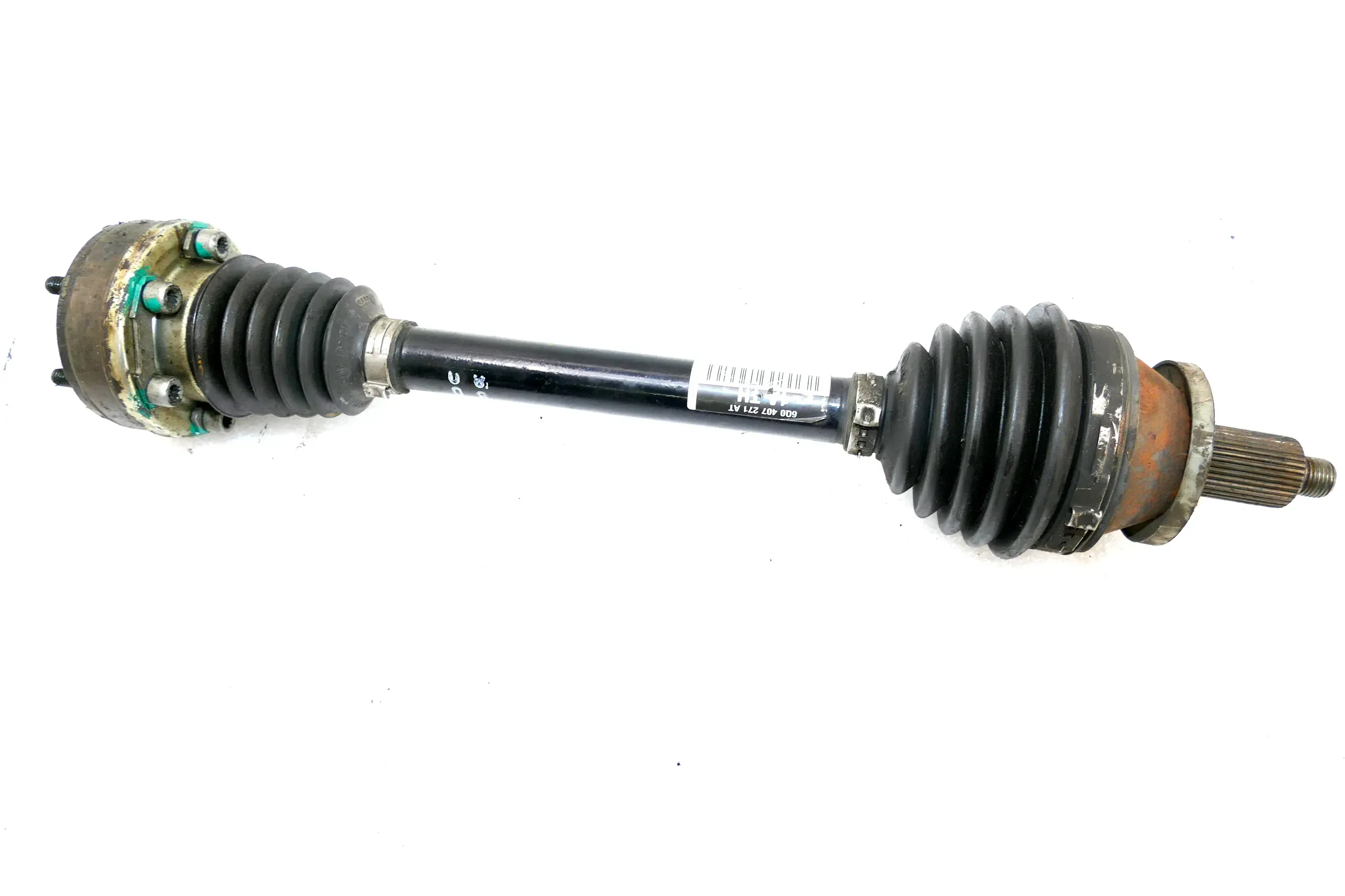 Polo 9N Fox Antriebswelle Gelenkwelle links vorn 6Q0407451EX 1,2 mit Servo - Bild 1