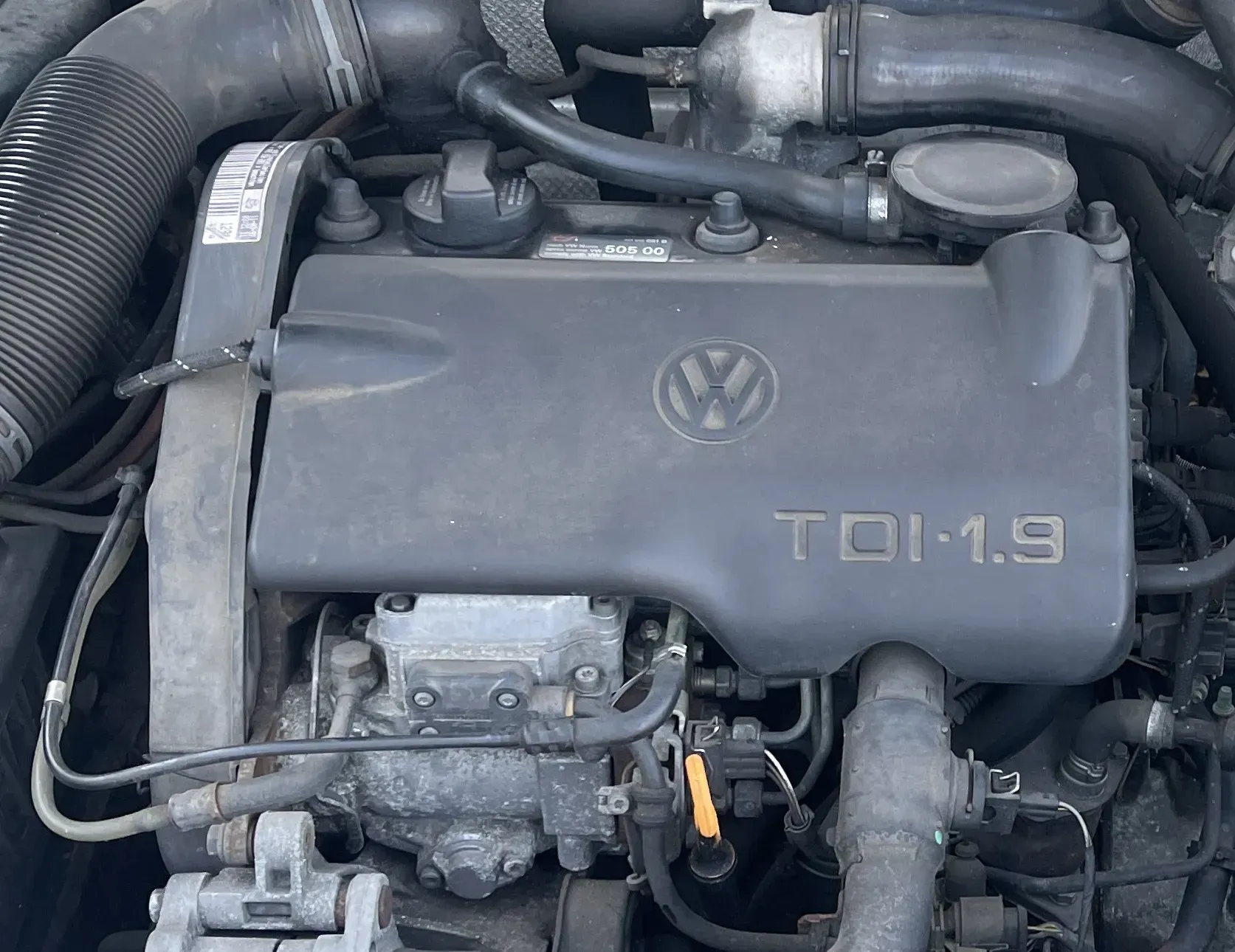 VW Sharan 7M Motor 1,9 TDI 66kw 90PS AHU / 1Z Motor - 183.000km-ohneAnbauteil - Bild 1