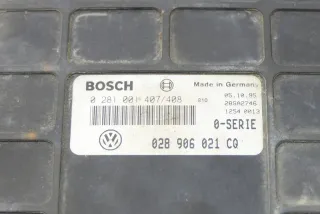 VW Polo Kombi 6K Motorsteuergerät Steuergerät 028906021CQ /HA AEY Diesel - Bild 3