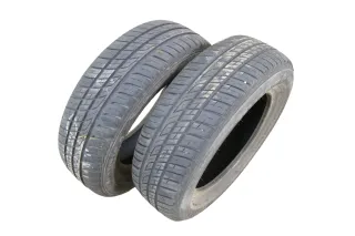2x VW Caddy Sharan Reifen 195/65 R15 95T Sommerreifen 2x ca. 6-7 mm NUR REIFEN - Bild 3