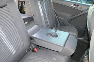 Tiguan 5N Sitz Sitze hinten Rückbank Rücksitzbank 3 Punkt Gurt Lehne Alcantara s - Bild 2