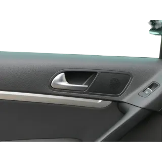 VW Tiguan 5N 1x Türverkleidung Verkleidung Tür hinten links schwarz - Bild 3