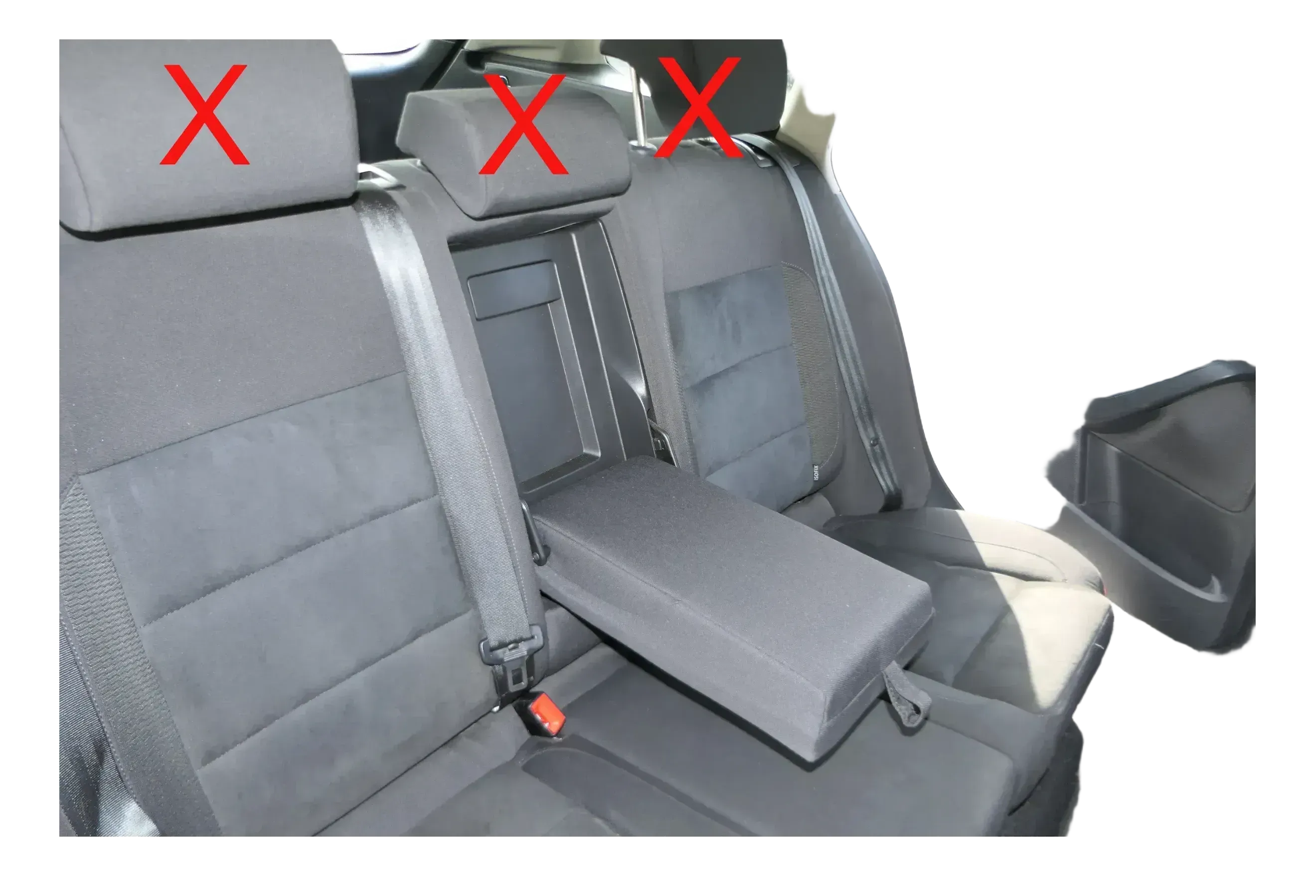 VW Golf AJ5 5+6 Variant Kombi Sitz Sitze hinten Rückbank Rücksitzbank Gurt Iso f - Bild 1