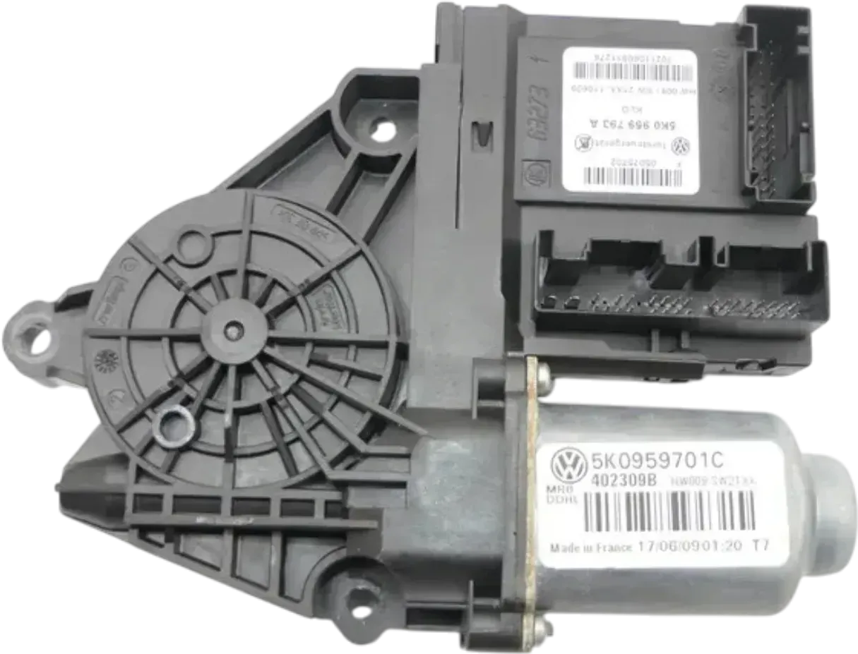 VW Golf 6 ektrischer Fensterheber Motor vorne links 5K0959701C anklappare Spiege - Bild 1