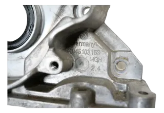 Audi Seat Skoda VW Polo 9N Lupo Dichtflansch Abdeckung Kurbelwelle 045103153A - Bild 6