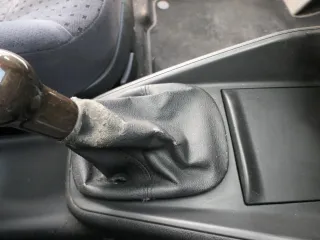 Golf 4 Bora Schaltknauf Schaltsack schwarz TDI Leder klein Holz - Bild 1