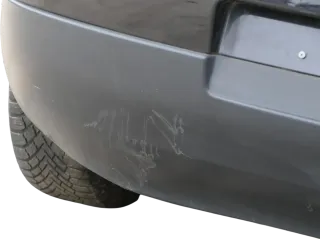 VW Golf 5 1K Limousine Stoßstange hinten Heckstoßstange schwarz LC9Z - Bild 5