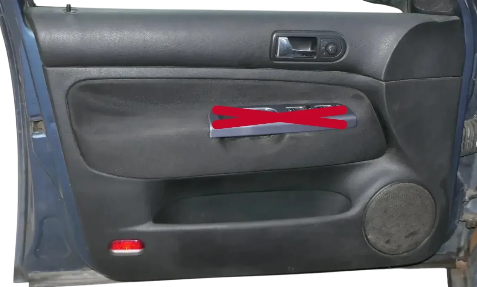 1x Golf 4 Bora Türverkleidung Verkleidung Tür vorne links 4/5-Türer schwarz - Bild 1