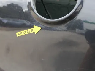 VW Golf 5 V Heckklappe hinten Kofferraumklappe mit Scheibe schwarz LC9Z - Bild 6