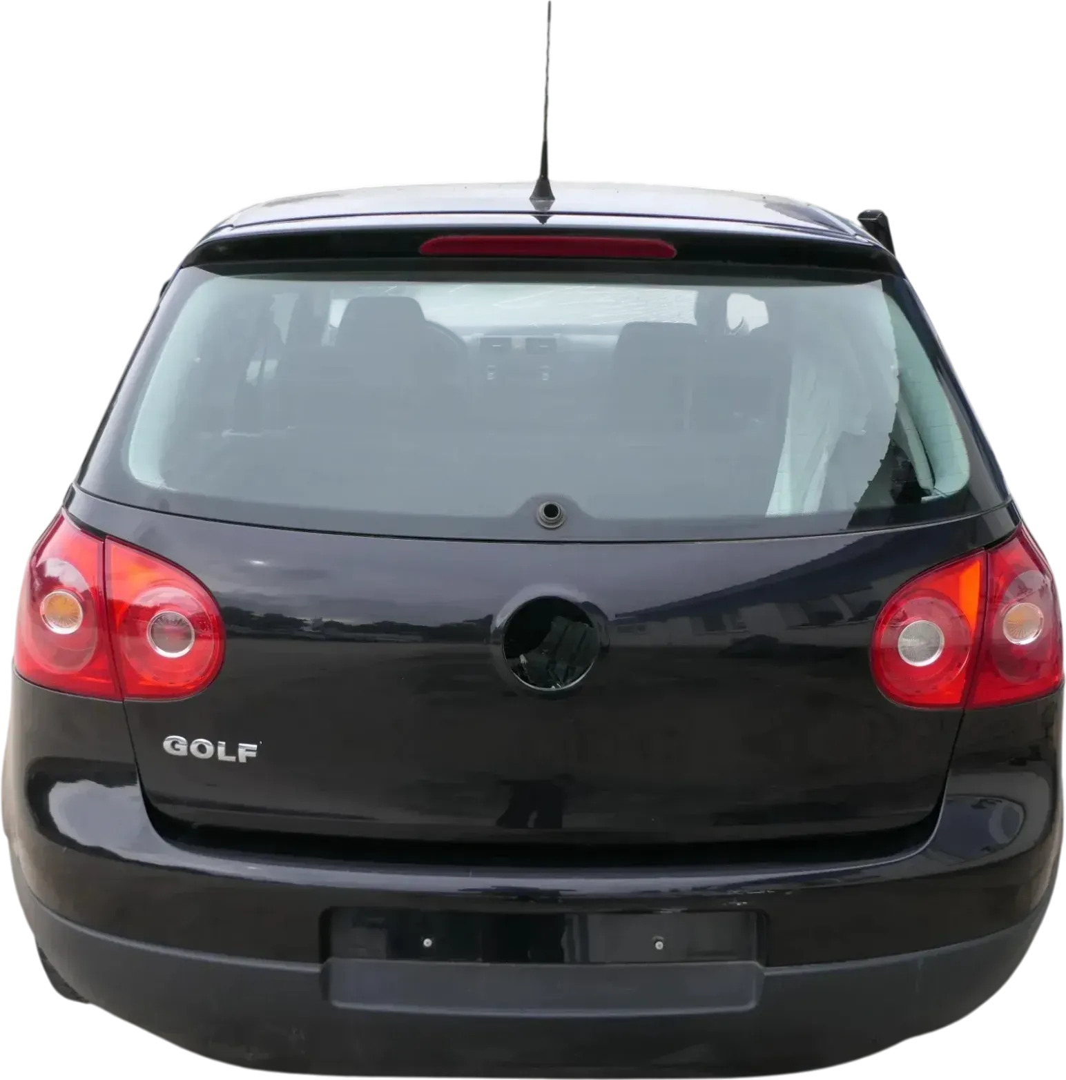 VW Golf 5 V Heckklappe hinten Kofferraumklappe mit Scheibe schwarz LC9Z - Bild 1