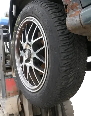 Polo 9N Ibiza 6J Alufelgen Reifen 185/60 R15 Felgen Winterreifen ca.4mm KBA48174 - Bild 1
