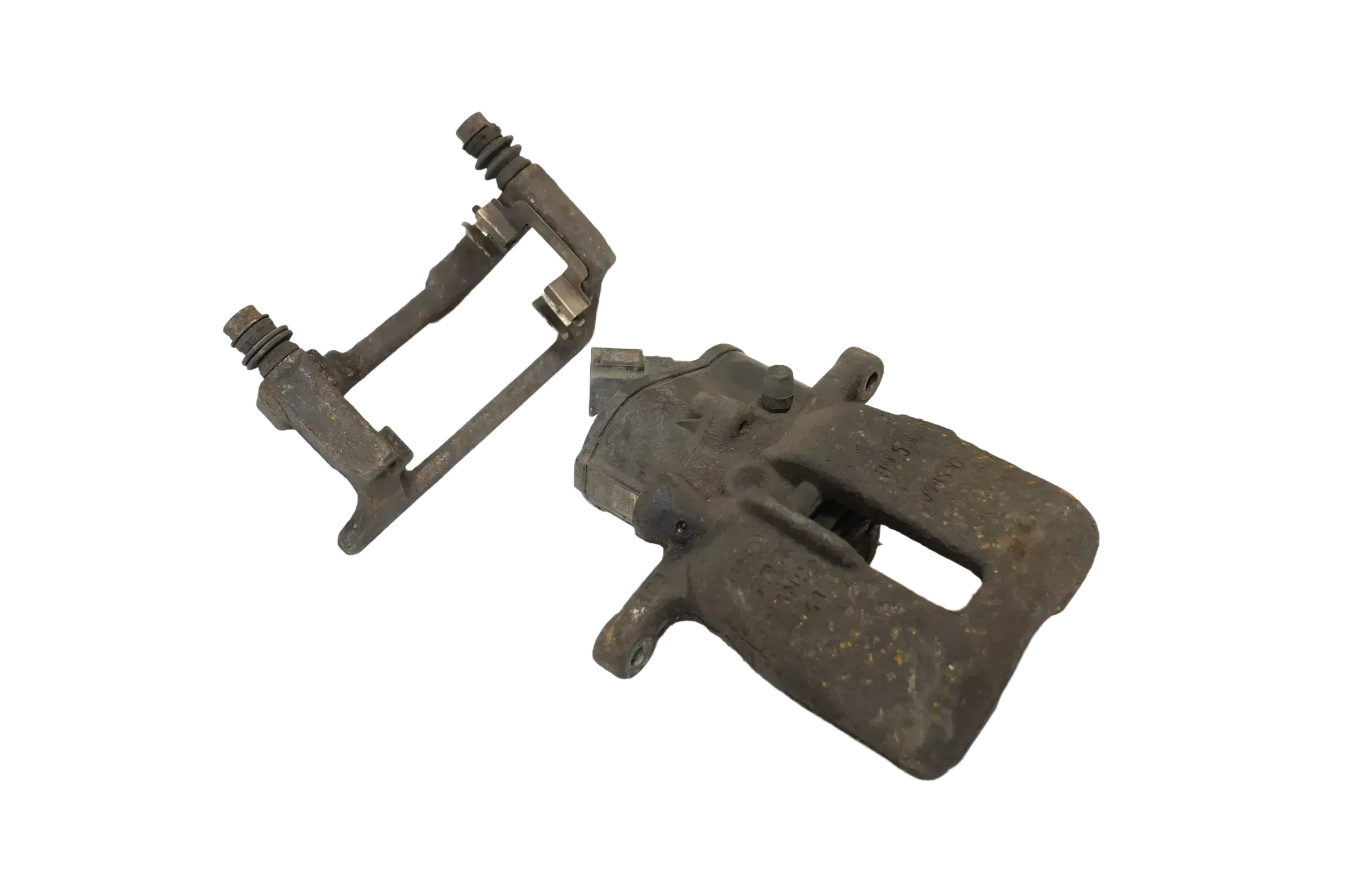 Audi A6 4F Bremssattel Bremszylinder rechts hinten 4F0615403H elektrisch +Halter - Bild 1