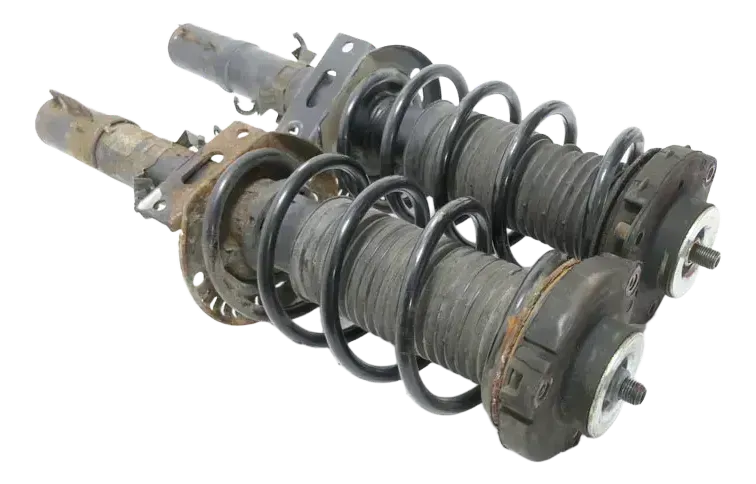 2x VW Polo 9N 9N3 Fox Ibiza 6L Federbein Stoßdämpfer Feder Federn vorne beide - Bild 1