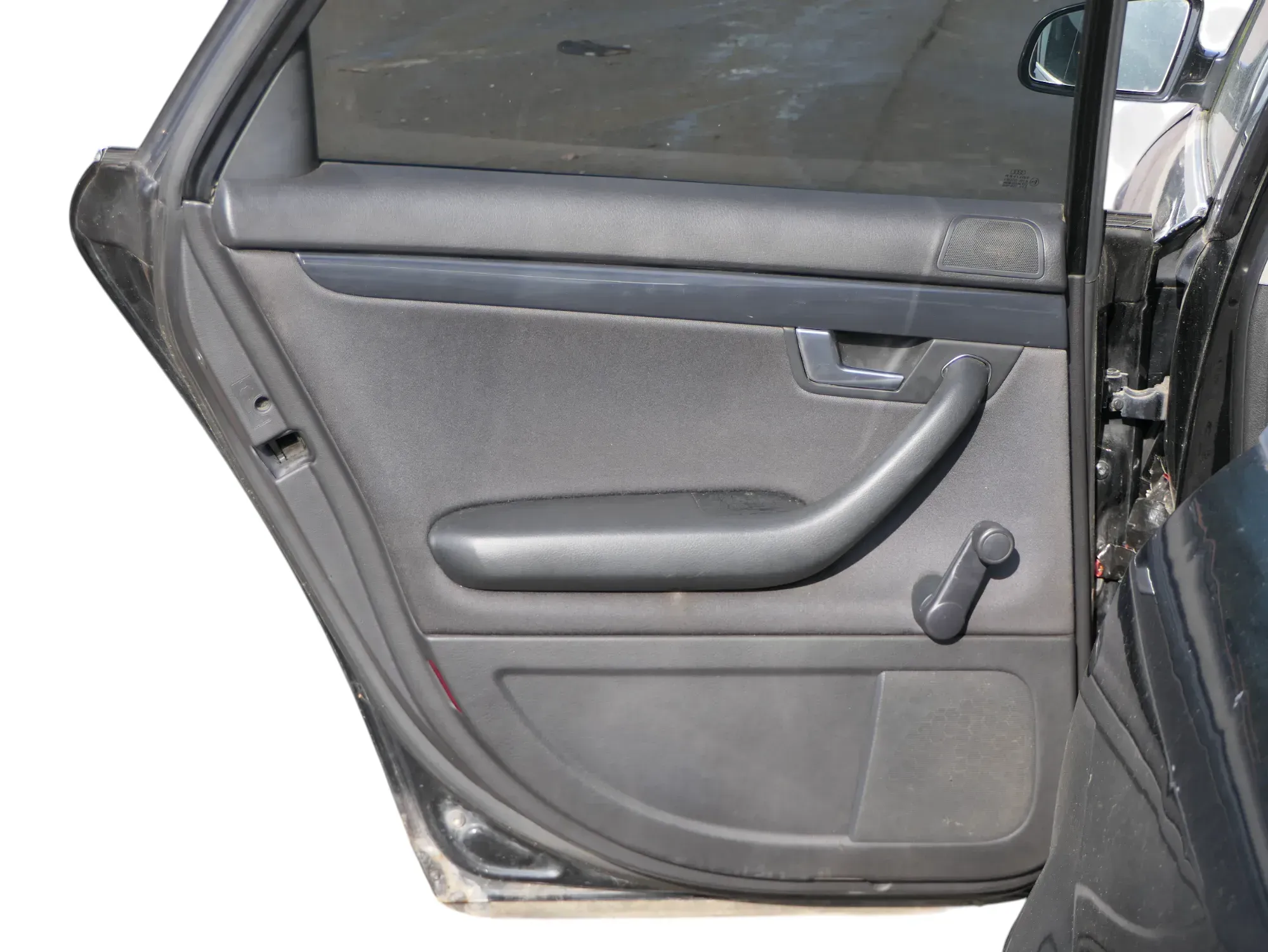 1x A4 8E B6 Türverkleidung Verkleidung Tür hinten links soul schwarz - Bild 1