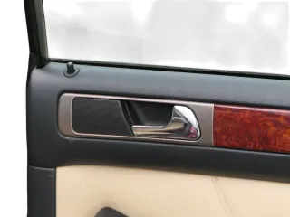 1x A6 4B Türverkleidung Verkleidung Tür hinten rechts Leder onyx / vanille Bose - Bild 3