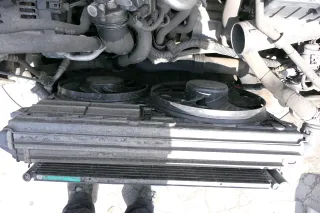 VW Eos Golf 5 Plus Kühler 2,0 16V AZV BKD TDI Ladeluftkühler Lüfter Kondensa - Bild 2