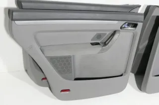 VW Touran 4x Türverkleidung Verkleidung Tür vorne +hinten links grau - Bild 7