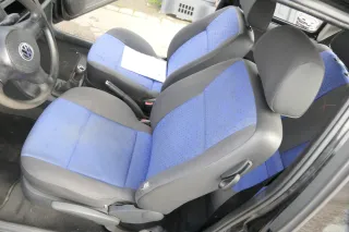 Seat Arosa 6H VW Lupo Sitz vorne links Fahrersitz Höhenverstellung blau schwarz - Bild 5