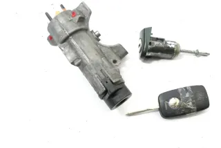 VW Passat 3B Schloßsystem 1x Türschloß 1x Schlüssel Schloß Tür Zündschloß - Bild 1