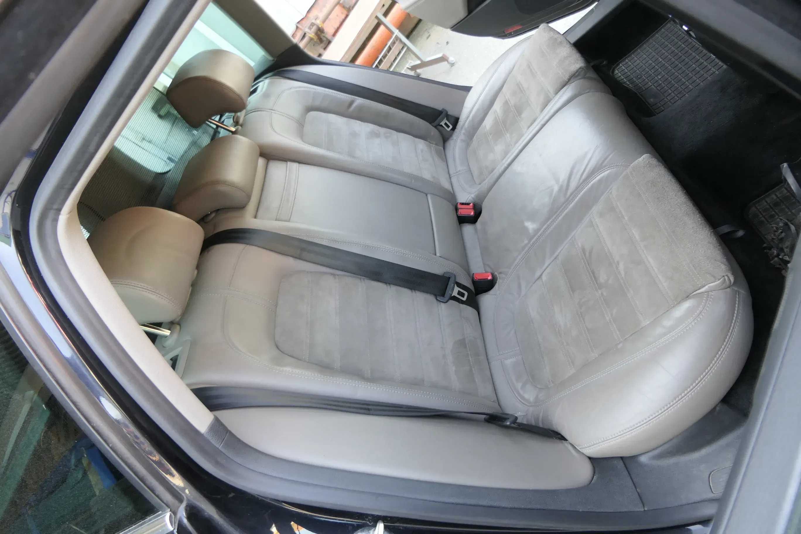 VW Passat 3C Kombi Sitz Rückbank Rücksitzbank Sitze Leder Lehne latte macchiato - Bild 1