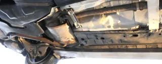 Audi A4 8E B6 Auspuff Endschalldämpfer Endtopf + Mittelschalldämpfer 1,9 TDI AWX - Bild 3