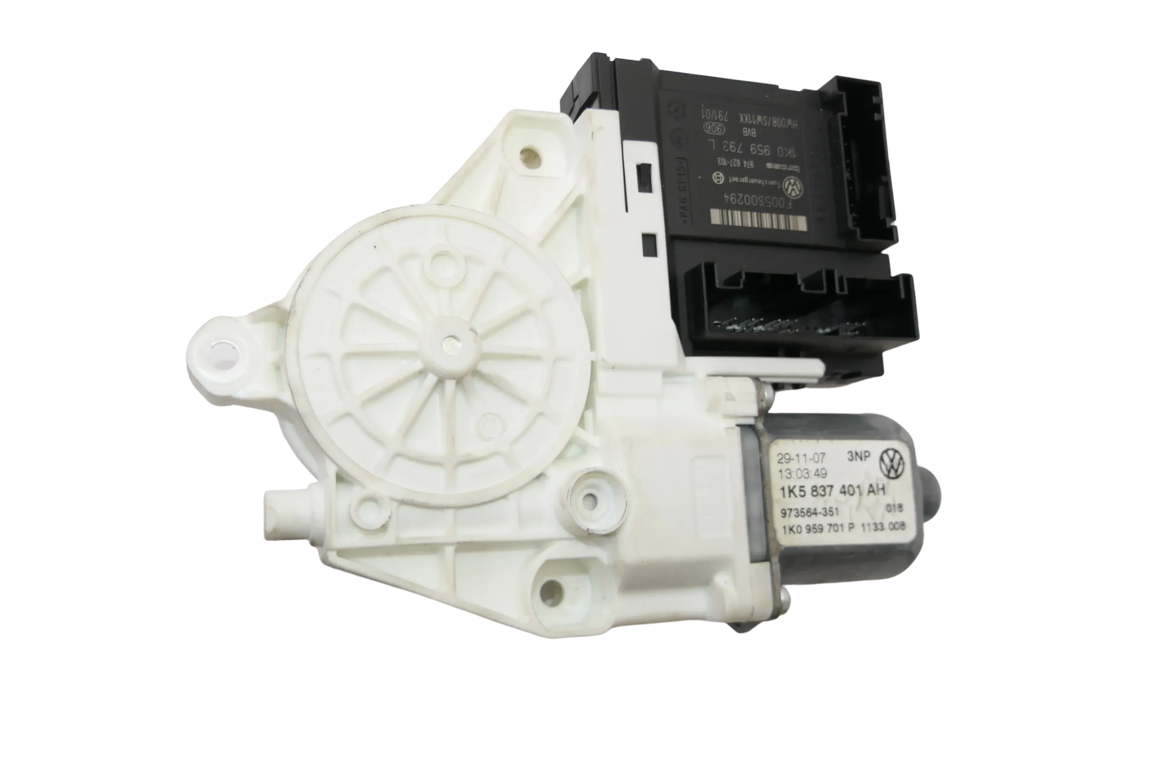 VW Golf 5 ektrischer Fensterheber Motor vorne links 1K5837401P 4/5-Türer Kombi - Bild 1