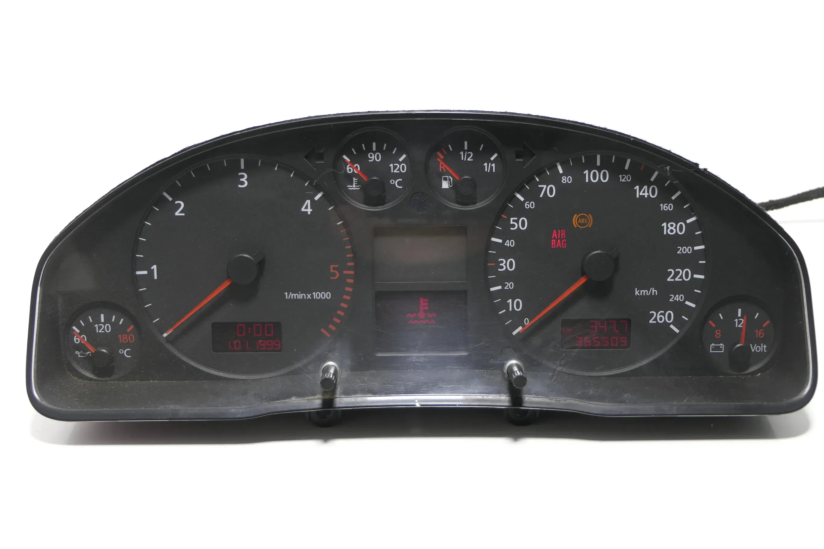 Audi A6 4B Tacho Tachometer Kombiinstrument 365.000km 4B0920900J 2,5 TDI Quattro - Bild 1