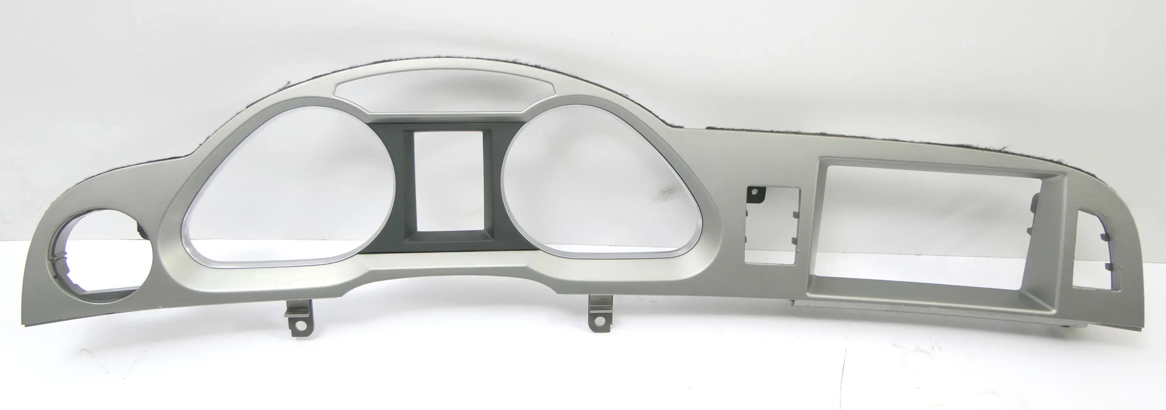 Audi A6 4F Tacho Tachometer Abdeckung Verkleidung silber Blende - Bild 1