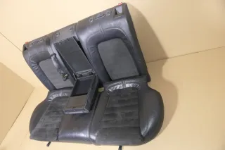VW Passat 3C Kombi Sitz Rückbank Rücksitzbank Sitze Leder schwarz Lehne - Bild 5