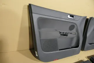 VW Golf Plus 5M 4x Türverkleidung Verkleidung Tür vorne + hinten links schwarz - Bild 4